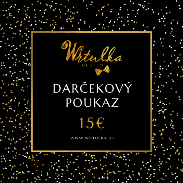 Darčekový poukaz 15 €